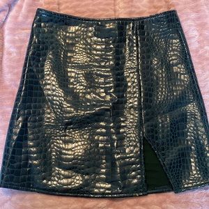 MOTEL Rocks Faux leather skirt